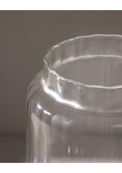 Voyana Optikli Borosilikat Cam Kavanoz - 960 ml