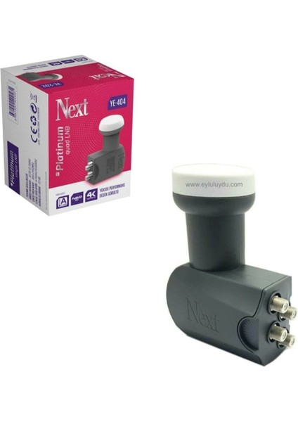 4 Lü Lnb YE-404 Platinum Octo 4K Ultra Hd, Full Hd 1080P, Siyah