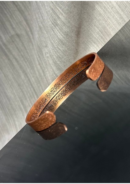 Desenli Ayetel Kürsi Yazılı Safbakır Bilezik Silinmez Kararmaz Oksitlenmez fiyatları