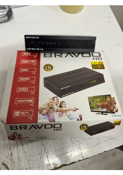 Full Hd Uydu Alıcısı, Bıss, Epg, Hızlı Kanal Geçiş, Youtube, Wi-Fi Siyah modelleri