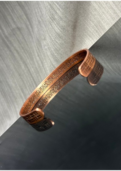 Desenli Ayetel Kürsi Yazılı Safbakır Bilezik Silinmez Kararmaz Oksitlenmez fiyatları