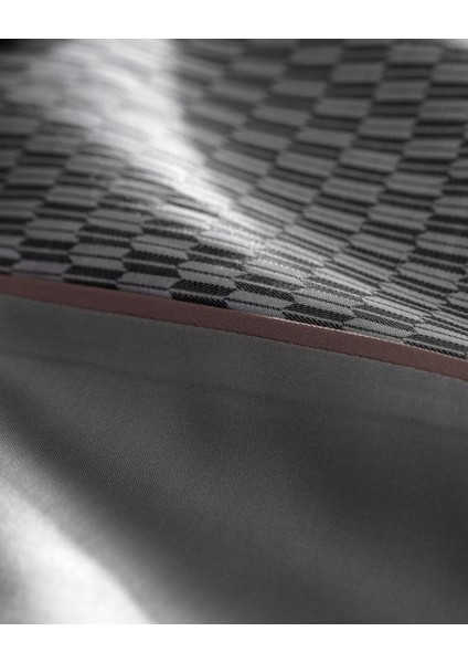 Calore Çift Kişilik Bambu Saten Nevresim Takımı - Gri