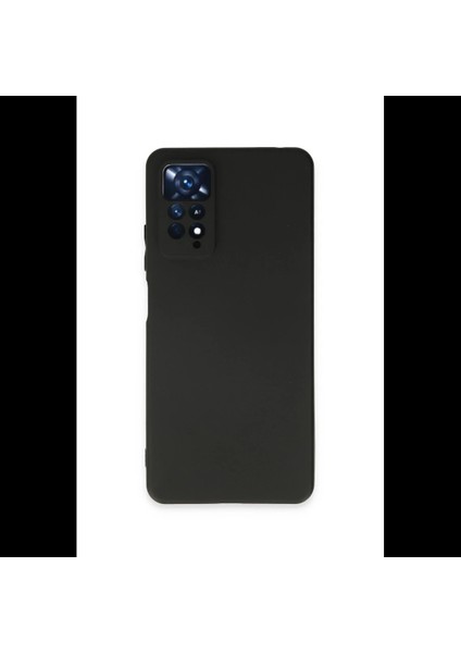 Xiaomi Redmi Note 11 Kılıf First Silikon - Siyah