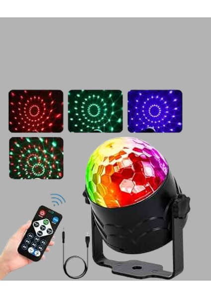 Ds-Derin Müzik Sensörlü Renkli LED Parti Işığı fiyatları