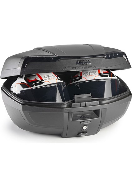 E46NB Riviera Motosiklet Arka Çanta Gri Reflektörlü fiyatları