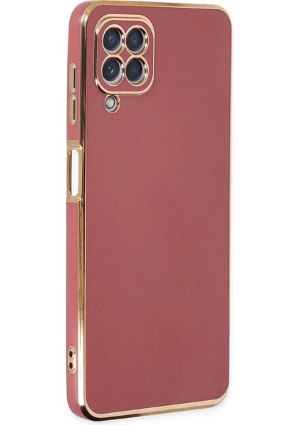 Samsung Galaxy A22 Kılıf Volet Silikon - Kırmızı