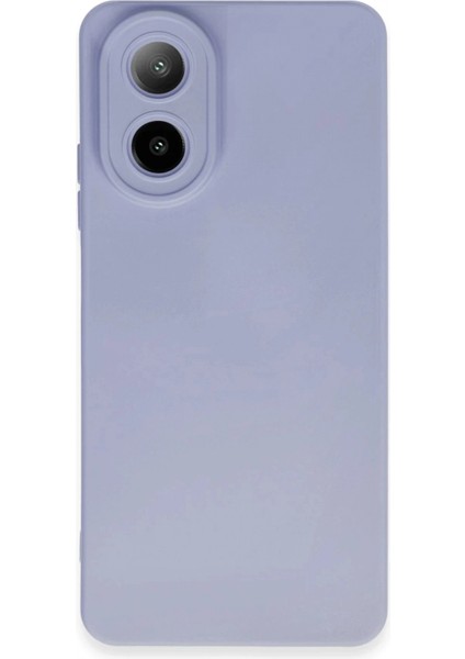 Oppo A38 Kılıf Nano Içi Kadife Silikon - Lila