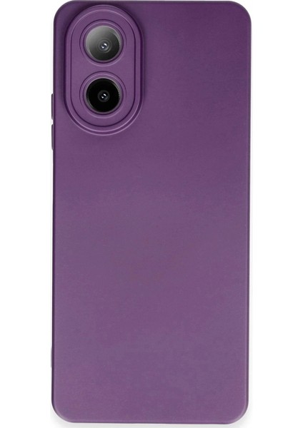 Oppo A38 Kılıf Nano Içi Kadife Silikon - Mor