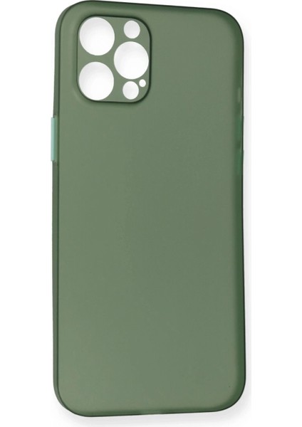 iPhone 12 Pro Max Kılıf Pp Ultra Ince Kapak - Yeşil fiyatları