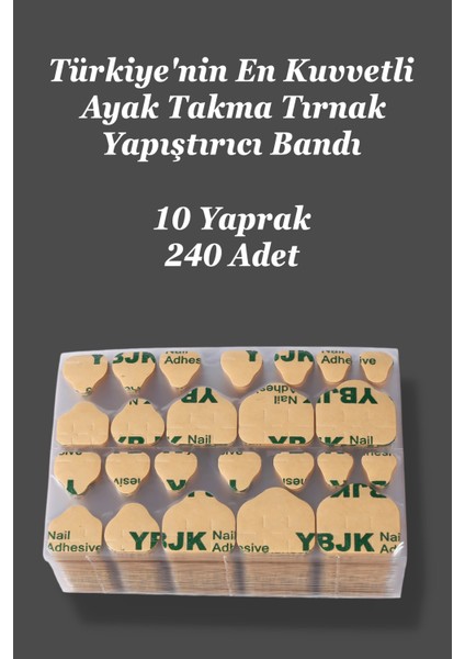 3m Çok Kuvvetli Takma Tırnak Yapıştırıcı Bant Cilde Zararsız