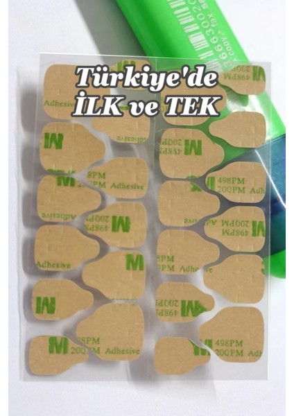 3m Çok Kuvvetli Takma Tırnak Yapıştırıcı Bant Cilde Zararsız
