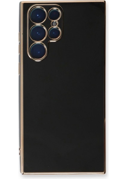 Samsung Galaxy S22 Ultra Kılıf Volet Silikon - Siyah