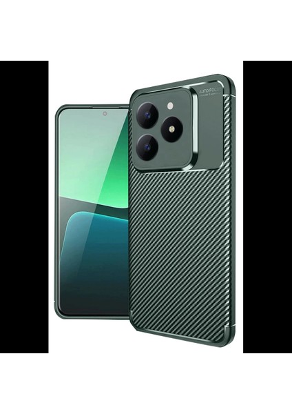 Realme C61 Kılıf Auto Focus Karbon Kapak