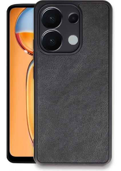 Xiaomi Redmi Note 13 Pro 5g Kılıf Aras Deri Kapak - Siyah