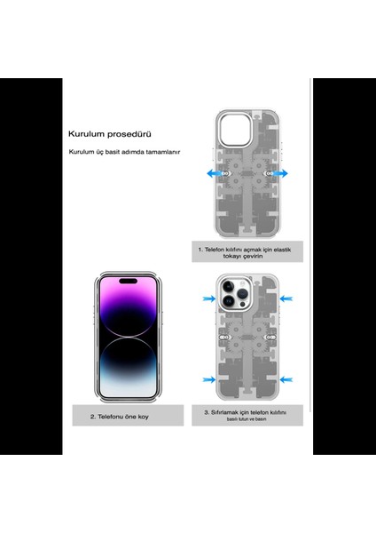 iPhone 14 Pro Kılıf Mekanik Bumper Kapak fırsatları