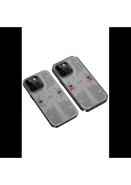 iPhone 14 Pro Max Kılıf Mekanik Bumper Kapak