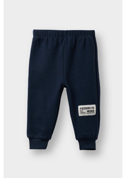 Erkek Bebek 2'li Takım Baskılı Selanik Kumaş Sweatshirt Eşofman Altı F9437A525WN fiyatları