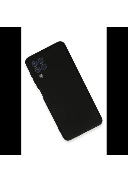 Samsung Galaxy A22 Kılıf Nano Içi Kadife Silikon - Siyah fiyatları