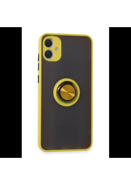 Samsung Galaxy A05 Kılıf Montreal Yüzüklü Silikon Kapak