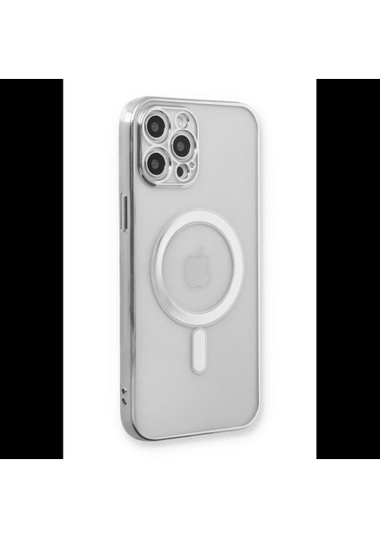 iPhone 12 Pro Kılıf Magneticsafe Lazer Silikon