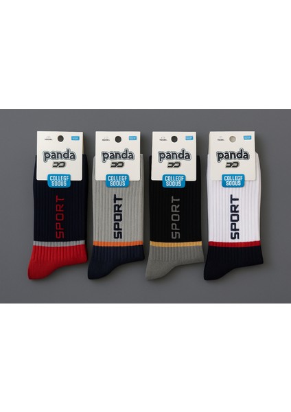 Panda 99 Sport Desenli Kolej Çorap – Unisex modelleri