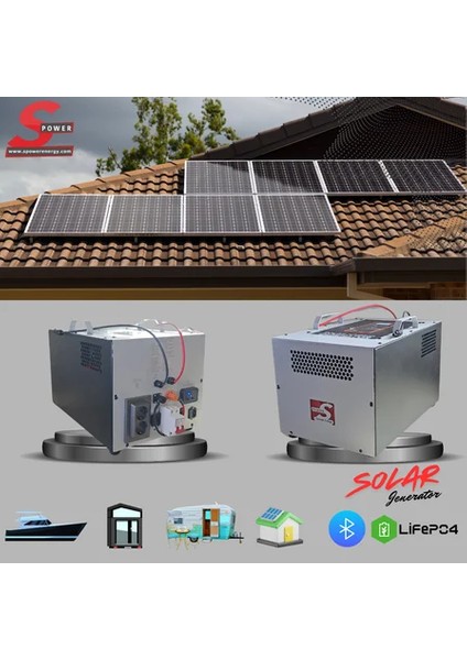 Energy Solar Hibrit Jeneratör Sg-1.6 (1600 Watt)