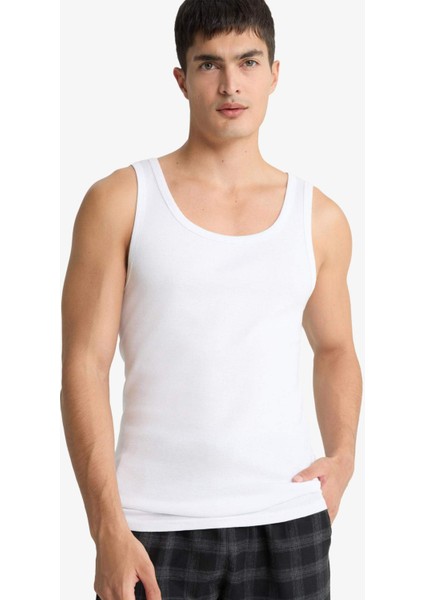 Slim Fit Dar Kesim Ribana 2'li Atlet Y9056AZ25WN fiyatları