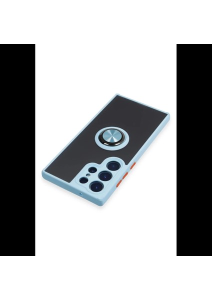 Samsung Galaxy S23 Ultra Kılıf Montreal Yüzüklü Silikon Kapak fırsatları