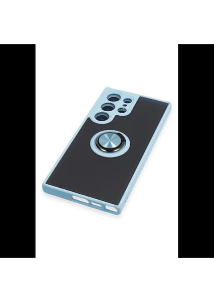 Samsung Galaxy S23 Ultra Kılıf Montreal Yüzüklü Silikon Kapak indirimleri