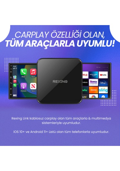 Link | Video Destekli Kablosuz Carplay & Android Auto Smart Aı Box Netflix & Youtube fırsatları