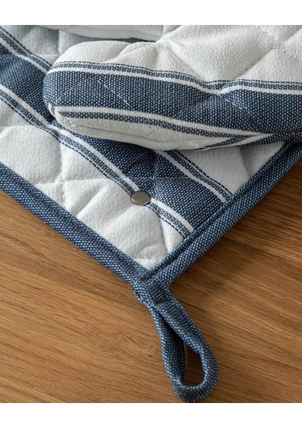 Blue Lines Mutfak Seti Fırın Eldiveni ve Tutacak Seti Lacivert 17X30 CM+20X20 cm (15.09.2025) fırsatları