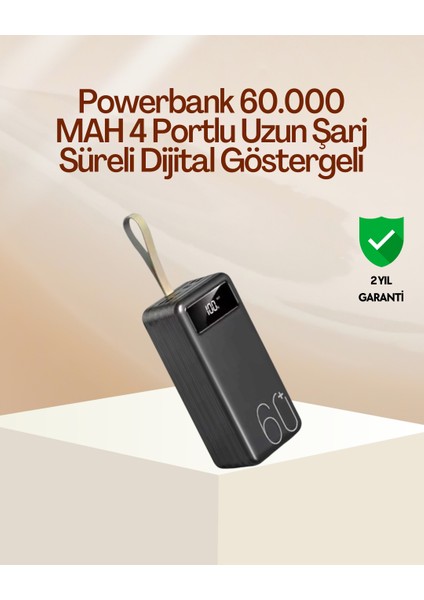 Ds-Derin Tüm Cihazlara Uyumlu Çoklu Çıkışlı Powerbank