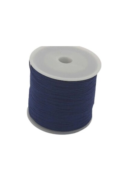 Paraşüt Ipi, Bileklik-Kolye Örgü Ipi 1 mm 50 Metre Indigo