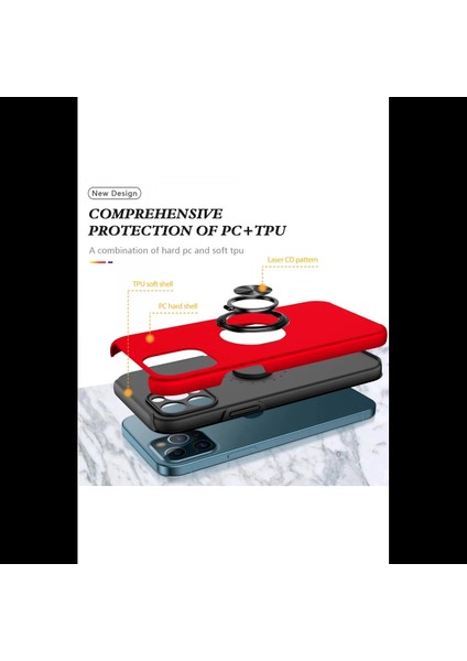 iPhone 12 Pro Max Kılıf Elit Yüzüklü Kapak fiyatları