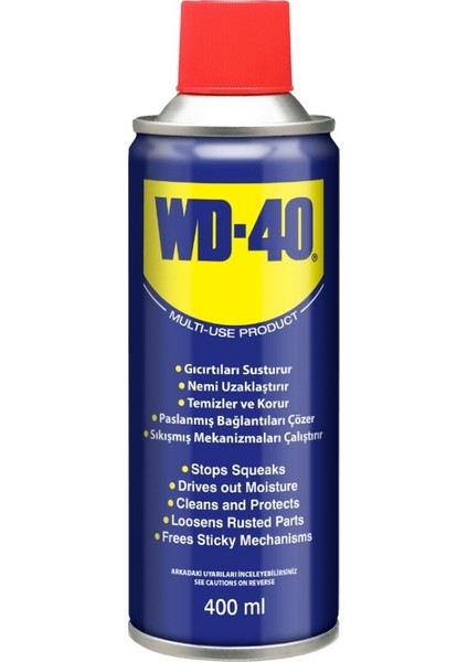 WD40 Pas Sökücü Yağlayıcı Koruyurucu Sprey 400 ml