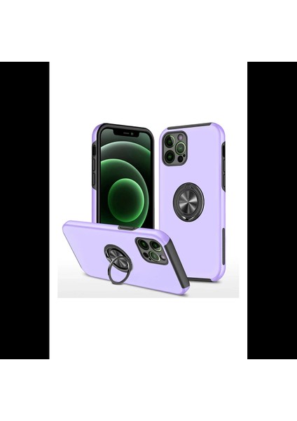 iPhone 12 Pro Max Kılıf Elit Yüzüklü Kapak