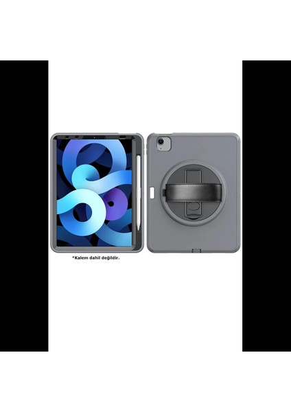 iPad 2022 10.9 (10.nesil) Kılıf Hand Strap Tablet Kılıfı
