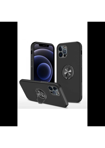 iPhone 12 Pro Max Kılıf Elit Yüzüklü Kapak