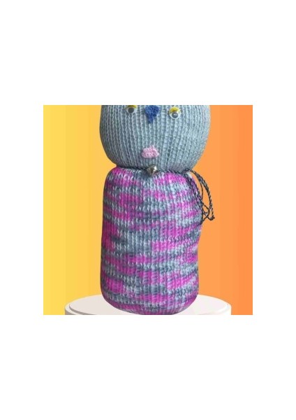 Tıkırık Örgü Yastık Uyku ve Oyun Arkadaşı Boncuk - 35 cm