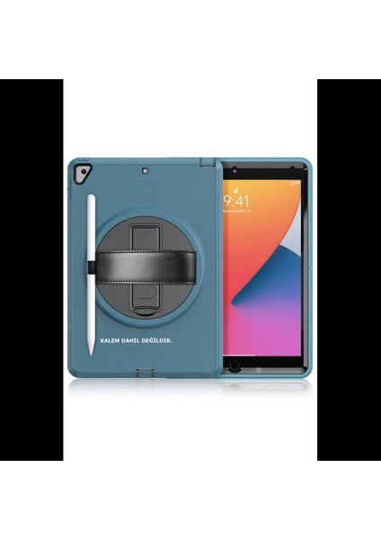 iPad 10.2 (7.nesil) Kılıf Hand Strap Tablet Kılıfı