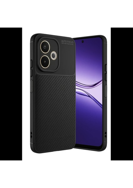 Oppo A5 Pro 4g Kılıf Auto Focus Karbon Kapak