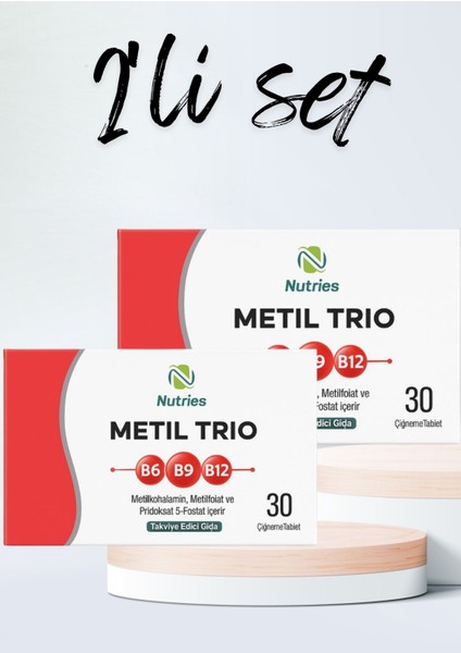 Metil B12 Çiğneme Tableti – 2’li Avantaj Paketi