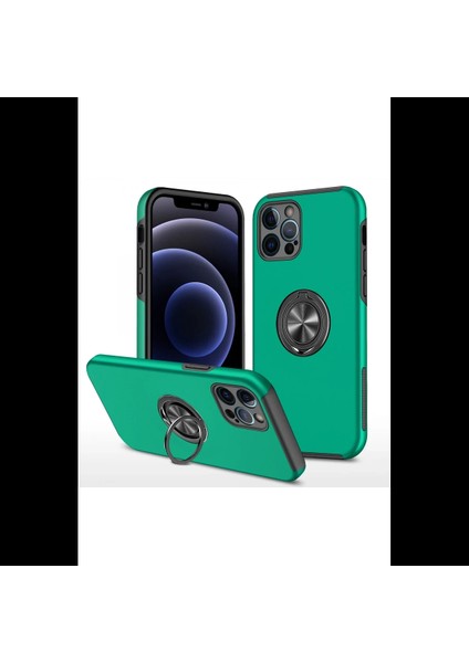 iPhone 12 Pro Kılıf Elit Yüzüklü Kapak