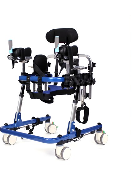 Serebral Palsi Çocuk Yürüteci | Katlanır, Çift Yönlü Kullanım, 45 Kg Taşıma P557