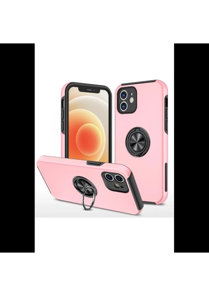 iPhone 12 Kılıf Elit Yüzüklü Kapak