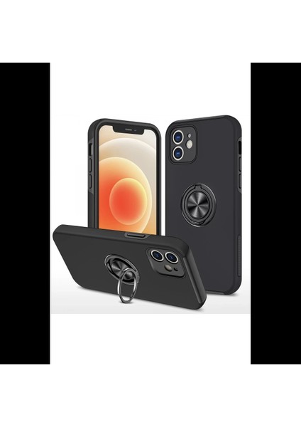 iPhone 12 Kılıf Elit Yüzüklü Kapak