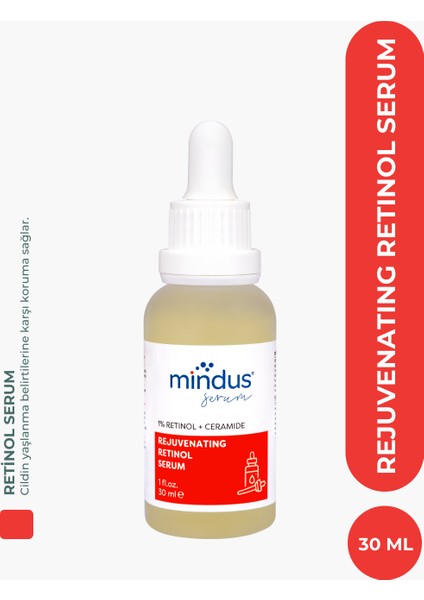 Onarıcı Retinol (A Vitamini) Gece Serumu 30 ml (1% Retinol + Ceramide)