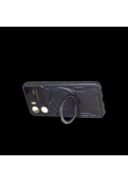Vivo Y16 Kılıf Joy Lens Standlı Kapak - Siyah fiyatları