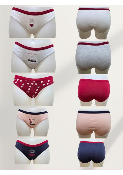 Kadın 5'li Bikini Külot Paketi