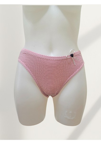 3'lü Puantiyeli Kadın Bikini Külot